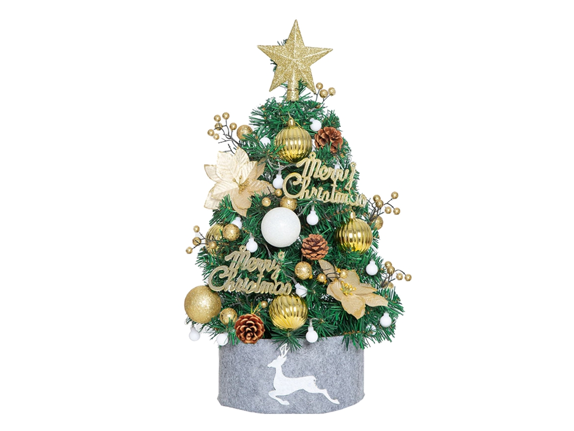 Laxiscreed Apresenta Enfeite Gold Tree Skirt Para Árvore De Natal Pequena, Conjunto Korea