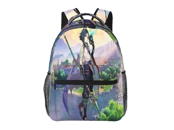 Mochila Genshin Impact J285 Para Escola E Trabalho, Leve E À Prova Dágua, Mochila Estilosa Para Estudantes E Adultos D285 Olysi Shop