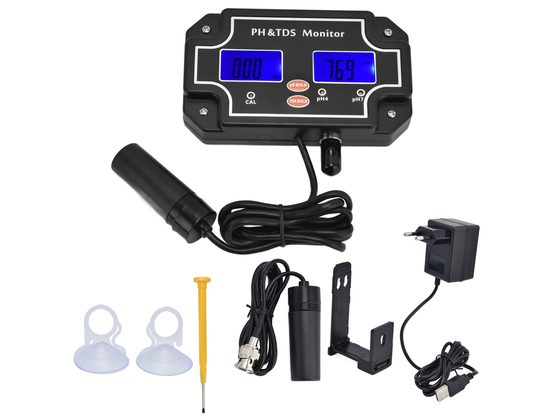 Analisador Digital De Qualidade Da Água Ph Tds Com Lcd Ph‑2683