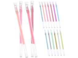 Conjunto De 24 Canetas Em Gel Com Glitter Nuobesty Para Colorir, Lápis
