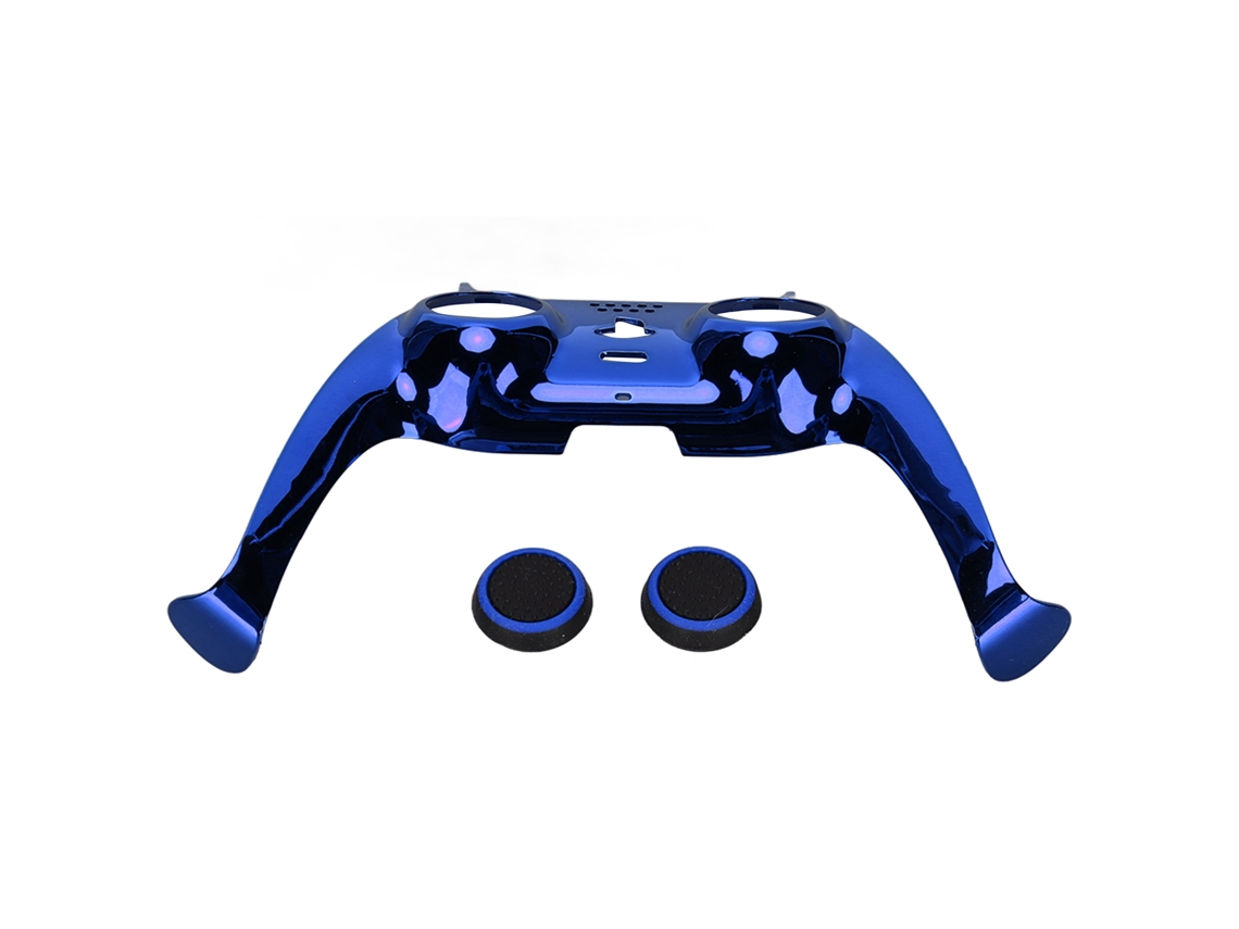 Painel Frontal Diy Controlo Ps5 Com Capas Joystick Azul