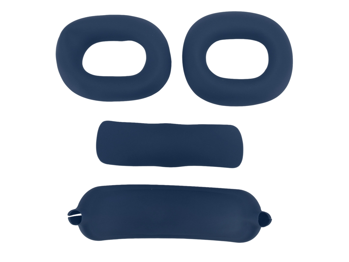 Aetheria conjunto de Capas de Almofadas Silicone para Fones de Ouvido Ios Earbuds Azul