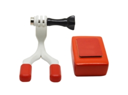 Conjunto De Suporte Bucal Connector Surfing Para Câmera Gopro Hero 6, Acessório Surfe.-aquaforge