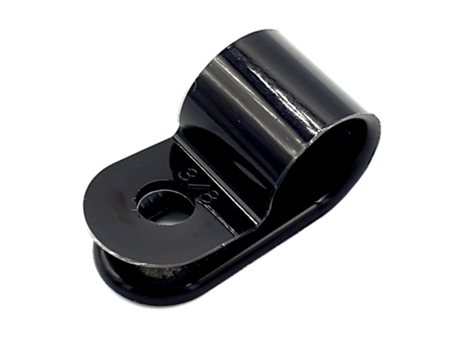 100 Grampas de Nylon Preto para Cabos Elétricos de Plástico de 8mm