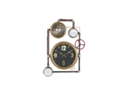 Relógio de Parede, Ferro, Cristal Dourado, 50,5 X 12 X 73 Cm ALEXANDRA HOUSE LIVING