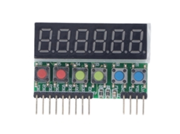 MÓDULO de Display de Tubo Digital de 6 Dígitos TM1637 com Interface I2C para Contadores e Temporizadores DC 3.3V-5V