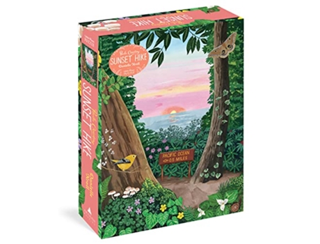 Livro Pacific Coasting Sunset Hike 1,000Piece Puzzle de Danielle Kroll (Inglês)