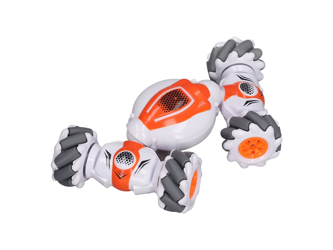 Primerox carro de Stunts Rc Derrapagem com Luzes 360 Graus e Rotação Dupla Carregável Usb