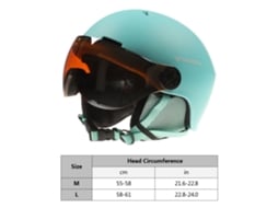 Casco de Snowboard con Auriculares y Gafas para Hombre y Mujer | S/MARCA