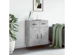 Aparador 69,5x34x90 cm Madera Procesada Cemento Gris