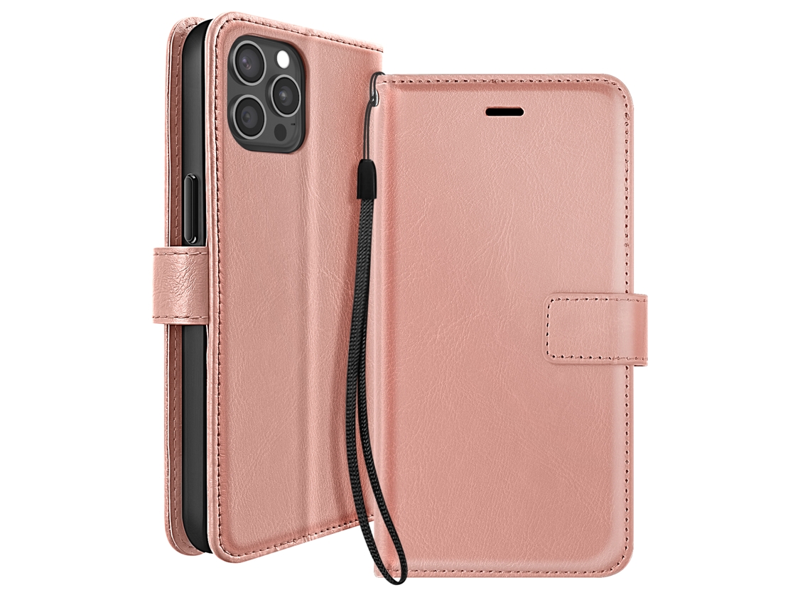 Capa Carteira Para Iphone 15 Pro Max Com Suporte De Vídeo E Alça