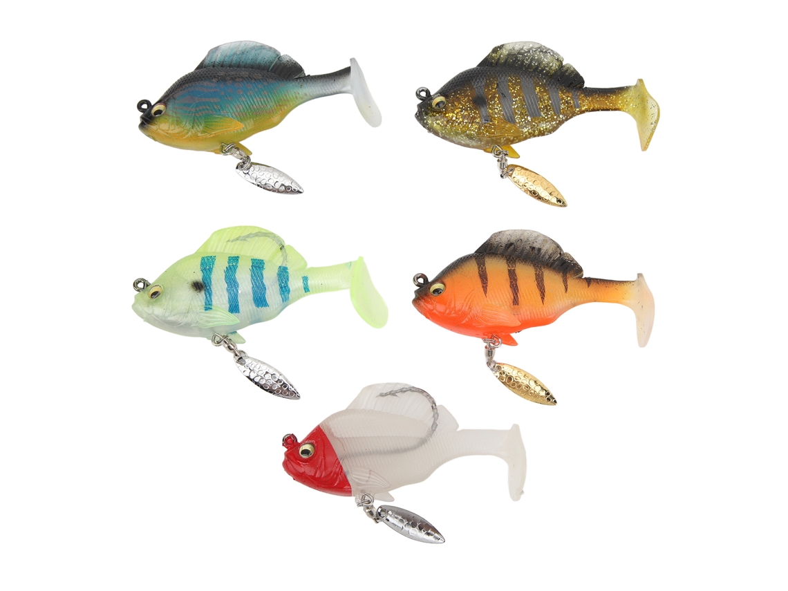 Isca Artificial para Peixe Bass 18g 8cm 5pcs