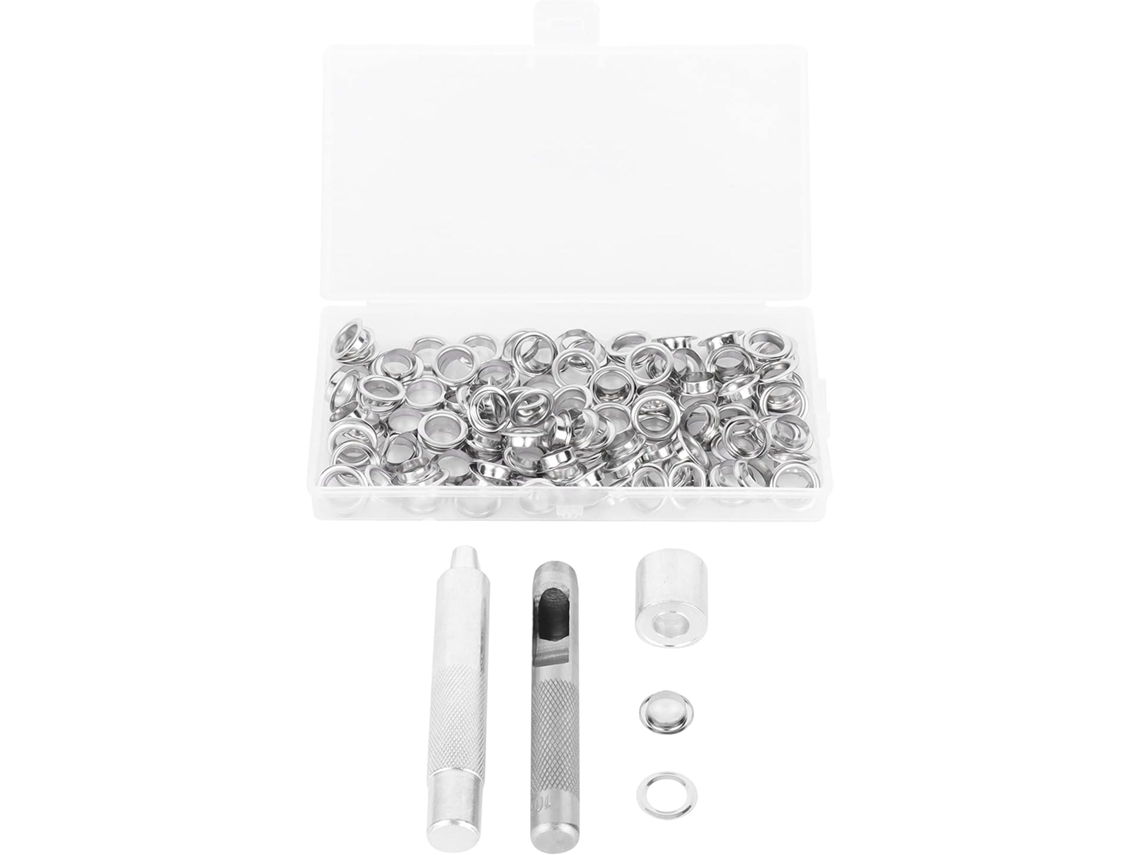 Kit Ferramentas Para Ilhós Em Cuproníquel Com 1/2 Polegada