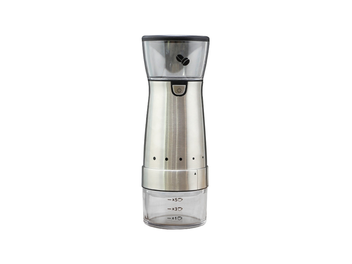 Moedor De Café Elétrico De Aço Inoxidável, Moedor Pequeno Brilvibera