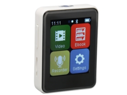 Leitor Mp3 Bluetooth SMANDY D2 1.8Inch Cartão Tf 32Gb Branco