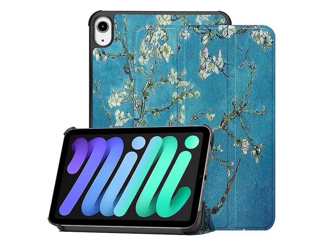 2026dn capa Protetora Compatível com Ipad Mini6 2021 de 8.3 Polegadas com Função de Dormir/acordar e Suporte Plegável