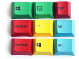Lurelia Keycaps Estoque Cmyk Profile Key Dye Subbed Fit Cor Pbt Para Teclado Mecânico