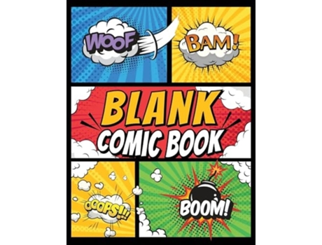 Livro Blank Comic Book Panels Draw Your own Comics And Create The Best Stories - Comic Panels And Templates For Drawing de Fairyland Books (Inglês)