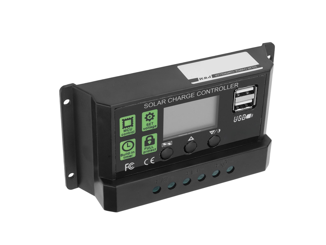 Controlador De Carga Solar Pwm Inteligente 30a