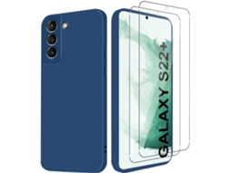 Conjunto de Películas de Ecrã Dureza Hd Fina Gel para Samsung Galaxy S22 Plus HONGWE. (2un)