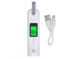 Yuru testador de Álcool no Ar Portátil de Alta Precisão Resposta Rápida Sem Fio Ts 21 Branco Dc 5c