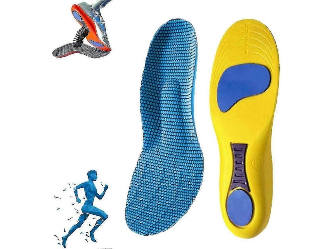 Insole Ortopédico Norelie para Suporte Arco Pé Alivio Fasceia Plantar Conforto Trabalho Esportes