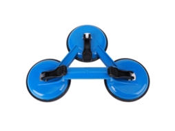 Ferramenta De Sucção De Vidro Com 3 Copos, Alumínio Azul, Durável, Placa De Sucção Para Azulejos, 325 X 117mm
