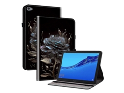 Capa para tablet inteligente em couro pintado com textura de cristal Webake