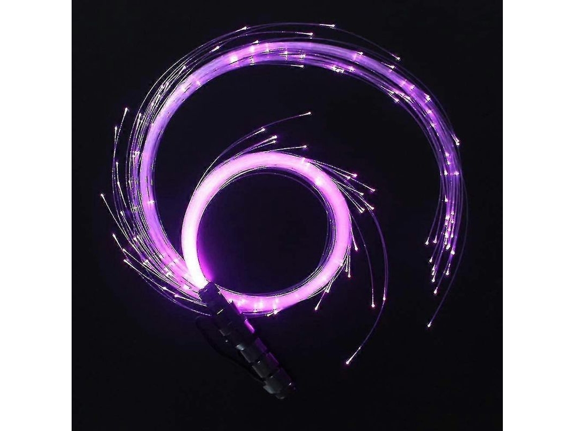 2026 vara de Luz Óptica de Fibra Led para Dança 40 Efeitos de Cor 360 Graus Rave Toy Super Brilhante