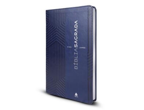 Livro Bíblia Sagrada King James - Ultrafina Slim - Azul Capa Luxo De Hagnos (português Do Brasil)