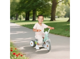 Bicicleta De Equilíbrio Sem Pedais, 3 Rodas Silenciosas, 12-36 Meses, Interior E Exterior, Verde
