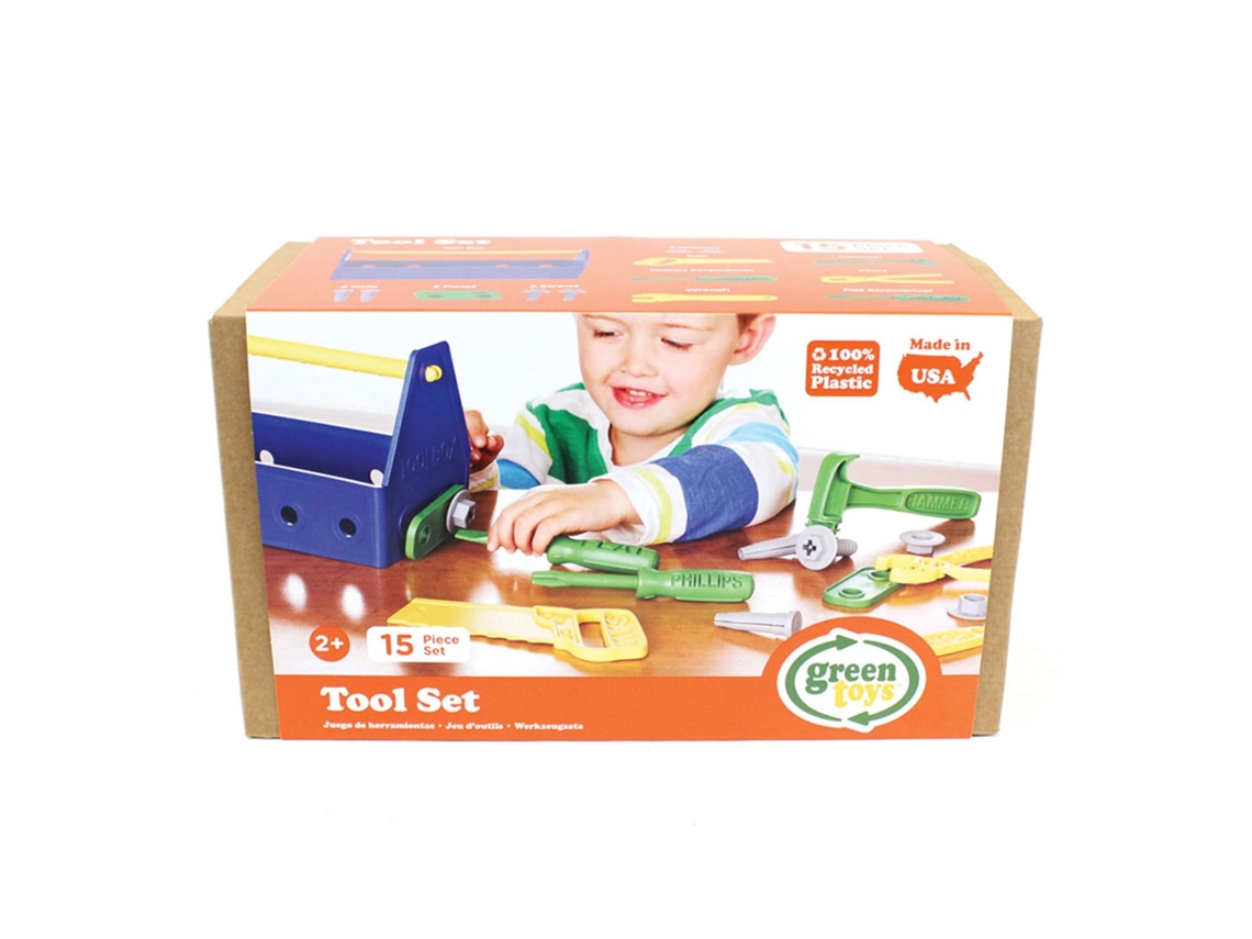 Conjunto De Brinquedo Caixa De Ferramentas Green Toys Azul Sustentável
