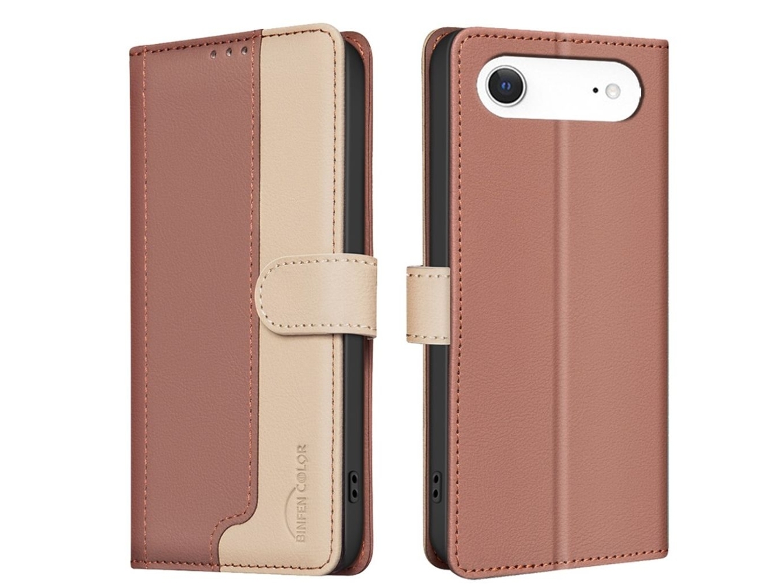 Capa Carteira Binfen Color Para Iphone Air - Marrom
