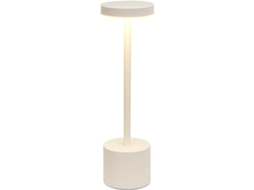 Candeeiro de Mesa Recarregável Candeeiro de Mesa Led Candeeiro de Mesa com Ecrã Táctil Branco MISSCA