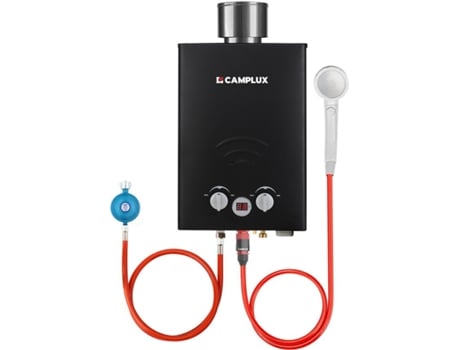 Bw158Bc-De Aquecedor de Agua a Gás 6 Litros com Tampa de Chuva Butano/ Propano 50Mbar para Autocaravana Campismo CAMPLUX