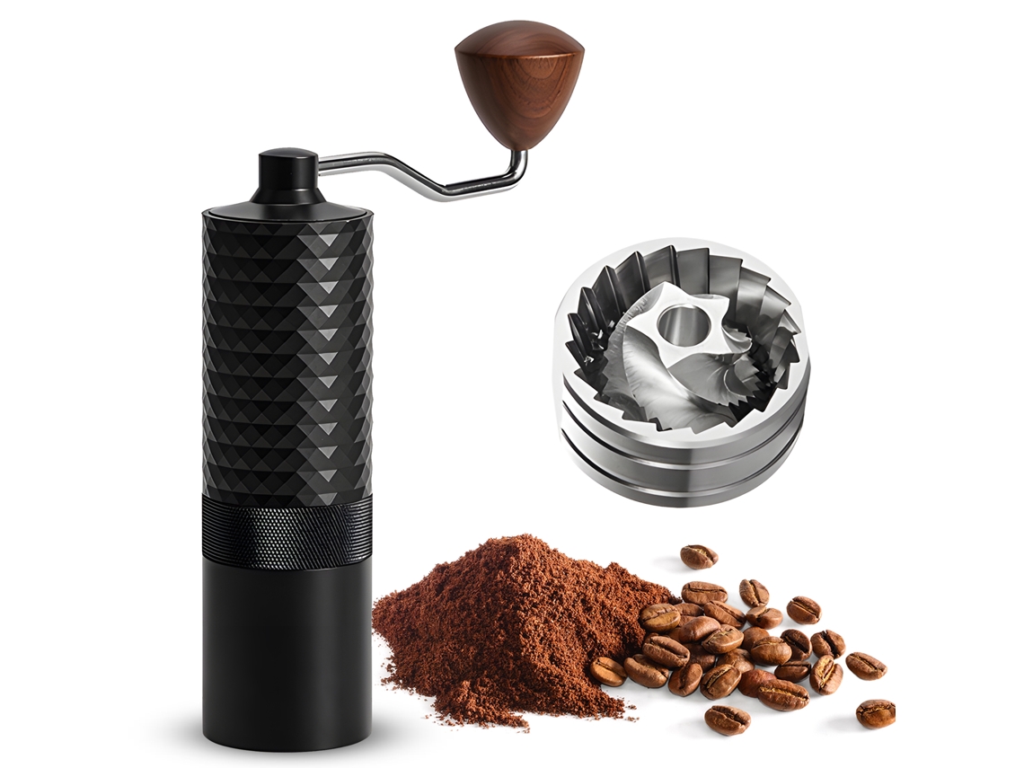 Moedor De Café Ajustável Manual Laxiscreed, 12 Níveis De Moagem, Portátil E Antiderrapante