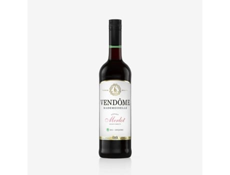 Vinho sem álcool Vendôme Mademoiselle Merlot (Vegan, Bio)