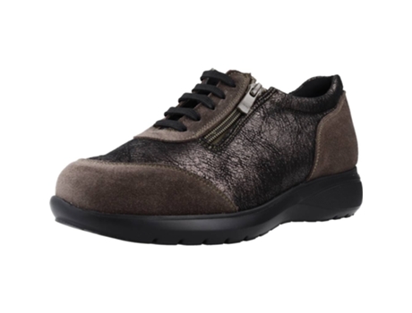 Sapatos de Mulher PINOSOS Tecido Castanho (39)