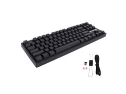Aetheria teclado Mecânico Gamer 87 Teclas Switch Vermelho Rgb 3 Modos Wireless Bluetooth Type C