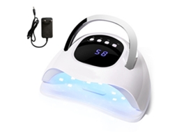 Lâmpada De Unhas Uv Gel Secagem Rápida 63 Chips 288w 4 Temporizadores Luz Led Segura Plugue Eu