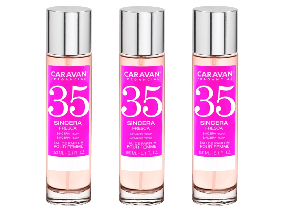 3X CARAVAN Perfume de Mulher Nº35 150Ml