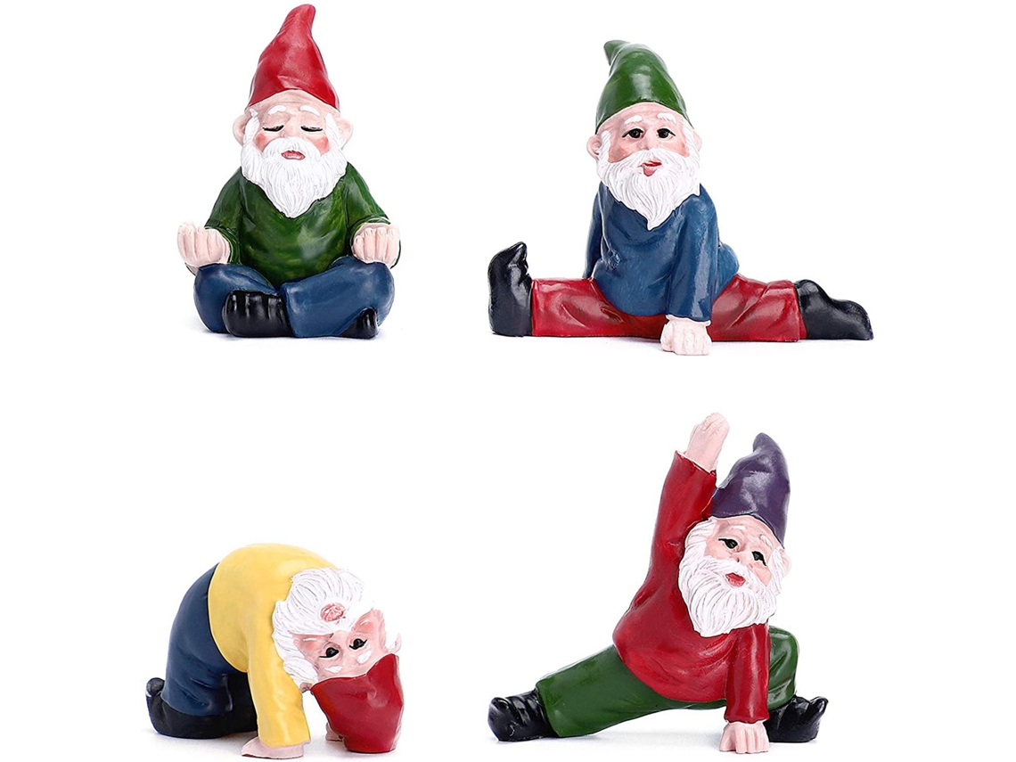Conjunto De Anão Elfo Para Jardim, Artesanato