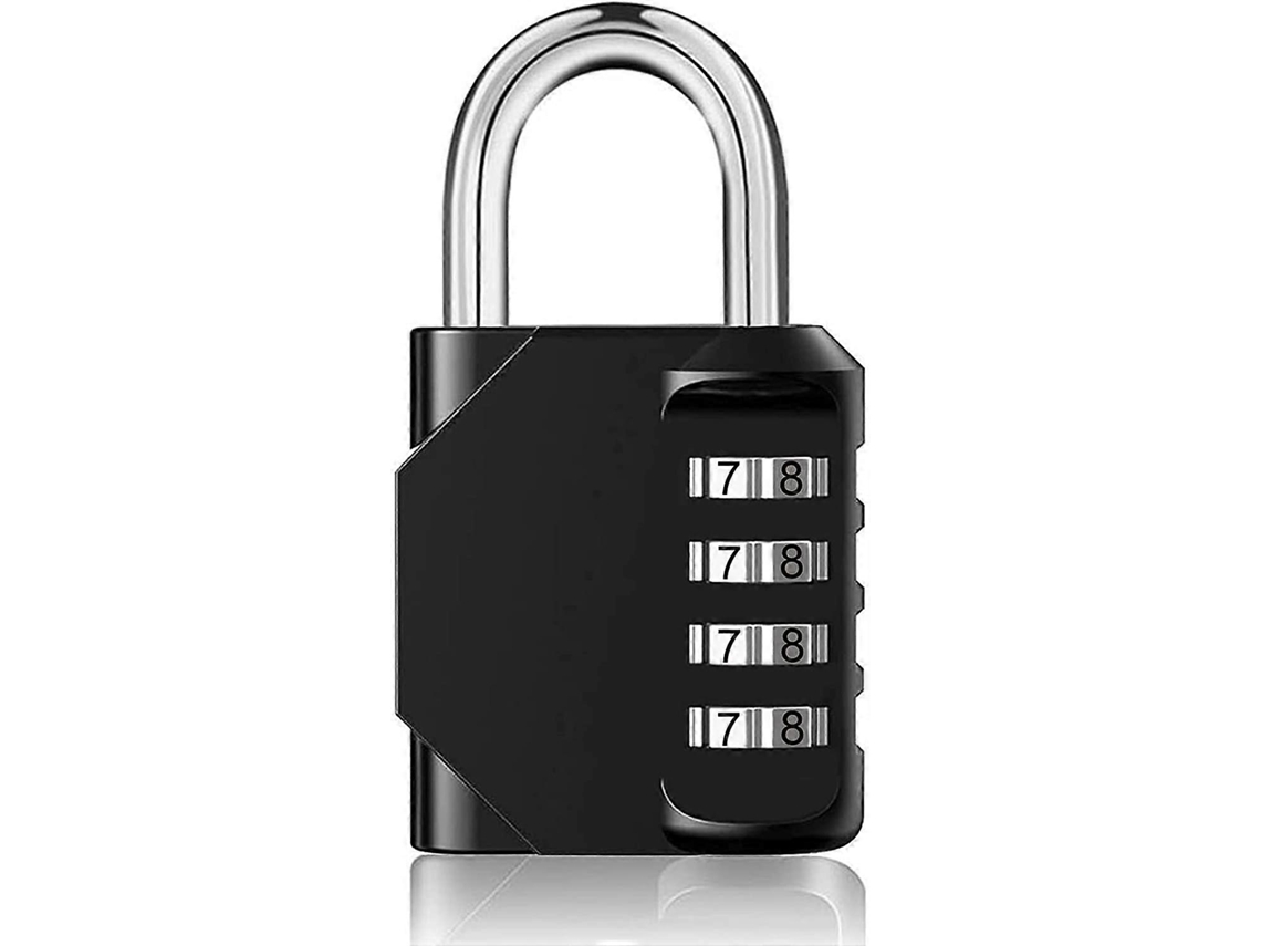 Candado de Combinación Resistente de 4 Dígitos para Lockers, Maletas e Armários | S/MARCA