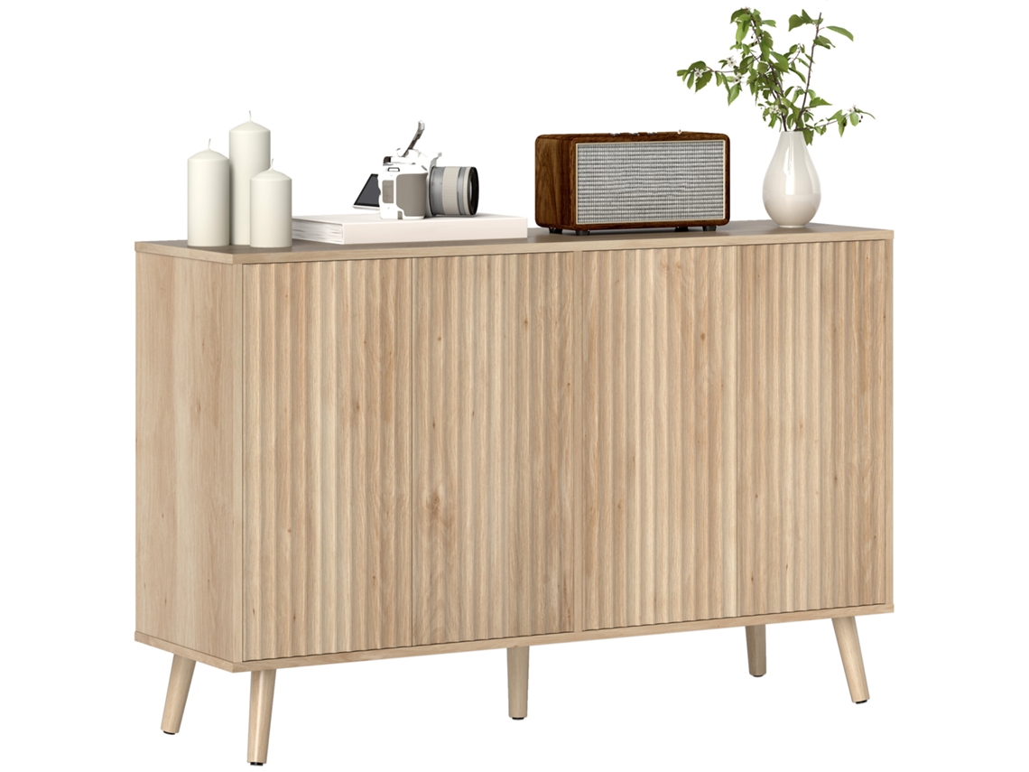Mesa multifuncional com prateleiras BTFORUS 114x45x138cm