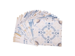 24pcs adesivo de azulejo 15x15cm autoadesivo resistente à água óleo retro parede cozinha banheiro Hz037 | S/MARCA