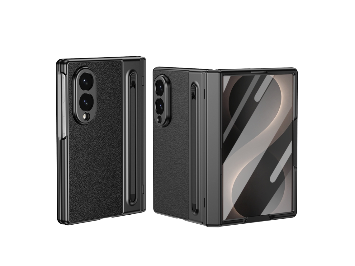 Capa Para Samsung Galaxy Z Fold8, Capa Protetora De Película Temperada Tudo Em Um Digitallab (preto)