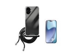 Capa Transparente Com Cordão Película Cleargel Capasmart Para Apple Iphone 17 - Transparente