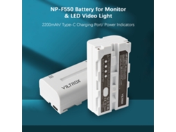 2026 bateria de Lítio Np f750 para Monitor e Luz de Vídeo Led, Bateria F750