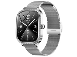 Smartwatch Mk88 Com Bluetooth E Design Moderno (prata)