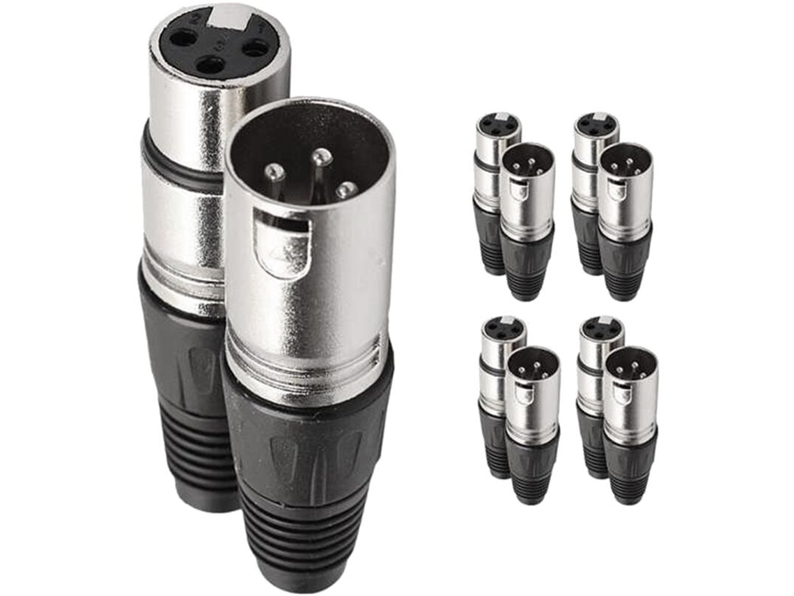 Cabo Lurelia XLR macho de 3 pinos, para microfones, PC e computador.
